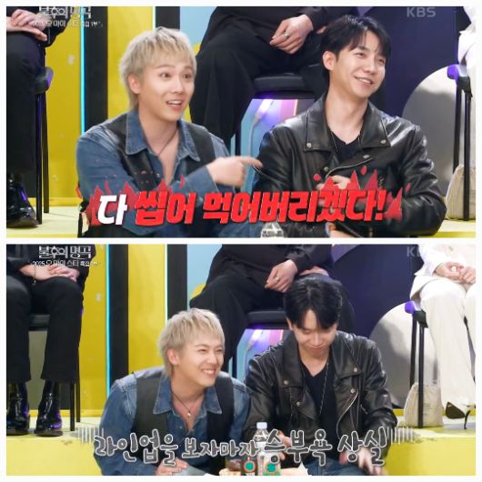 이승기는 오랜만에 MC가 아닌 경연 참가자로 무대에 올라 화제를 모았다.사진=KBS2 ‘불후’