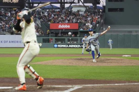 샌프란시스코 타선은 이날 상대 선발 크리스 부비치를 제대로 공략하지 못했다. 사진= AP= 연합뉴스 제공