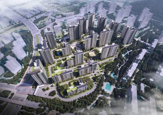 동탄 포레파크 자연&푸르지오 투시도