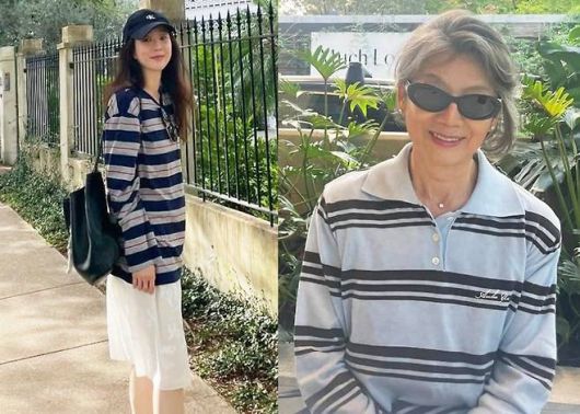 정려원이 엄마와 함께한 소소한 일상 속에서도 특유의 감각적인 분위기를 뽐냈다.사진=정려원 SNS