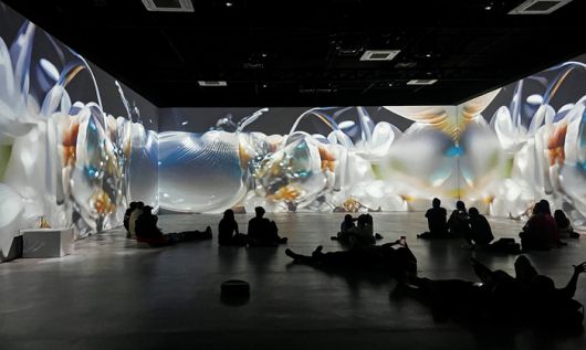 말리친 코르테스·이반 아브레우의 생성형 인공지능(AI) 기반 미디어아트 작품. 아트센터 나비