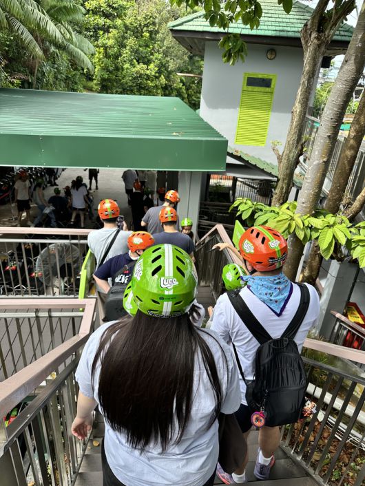 루지 타러 가는 모습 / 사진=권효정 여행 + 기자