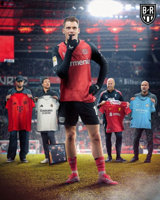 플로리안 비르츠를 원하는 빅 클럽들, 지금은 리버풀이 가장 가까워졌다. 사진=B/R 풋볼 SNS