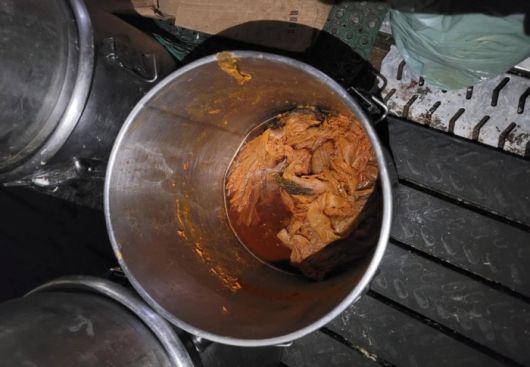 무등록 제조 작업장에서 만들어진 음식의 일부. [사진 출처 = 식품의약품안전처]