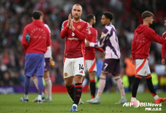 에릭센은 올 시즌을 끝으로 자유계약선수(FA) 자격을 취득한다. 에릭센은 올여름 맨유를 떠나 새 소속팀을 찾을 계획이다. 사진=AFPBBNews=News1