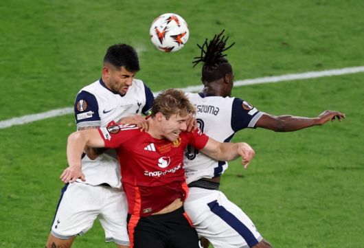 맨유는 마지막 희망이었던 UEL 결승전에선 토트넘 홋스퍼에 0-1로 패했다. 맨유는 2024-25시즌을 무관으로 마쳤다. 사진=REUTERS=연합뉴스