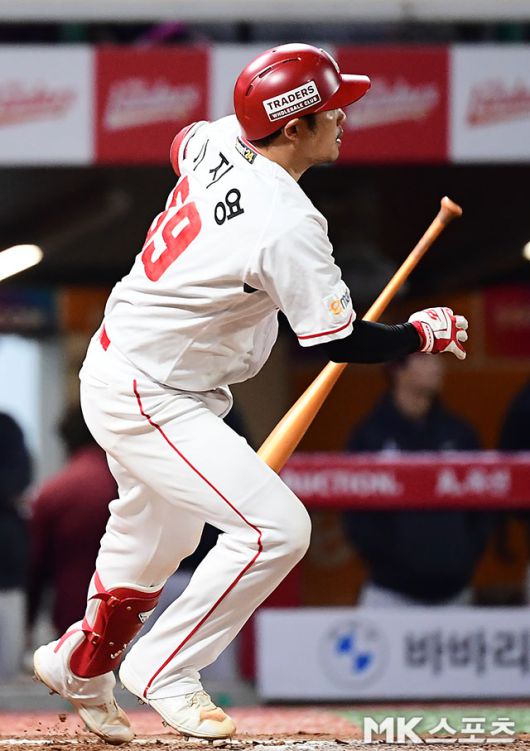 SSG 이지영은 29일 인천 NC전에서 쾌조의 타격감을 뽐냈다. 사진=김영구 기자