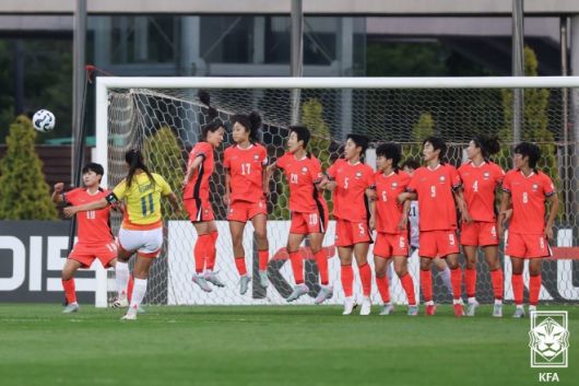 콜롬비아의 결승골 장면. 사진=대한축구협회