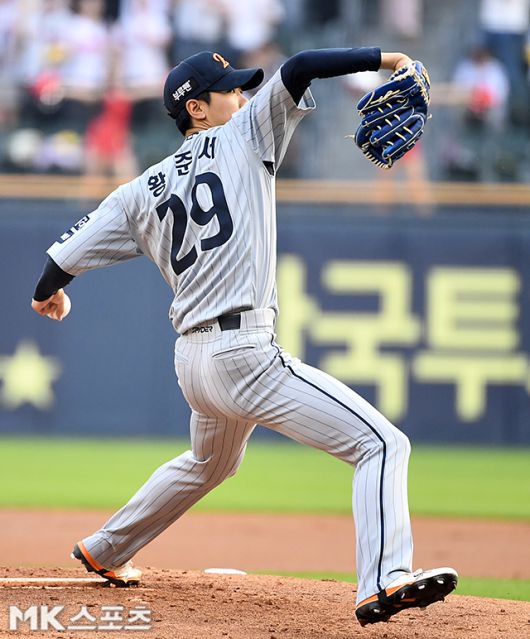 한화 황준서는 1일 창원 NC전에서 패전투수가 됐다. 사진=천정환 기자