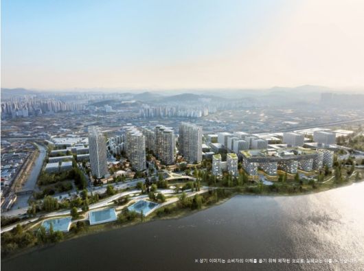 경기도 김포시 고촌읍에 들어서는 김포 한강시네폴리스 조감도 [제공=KCC건설]