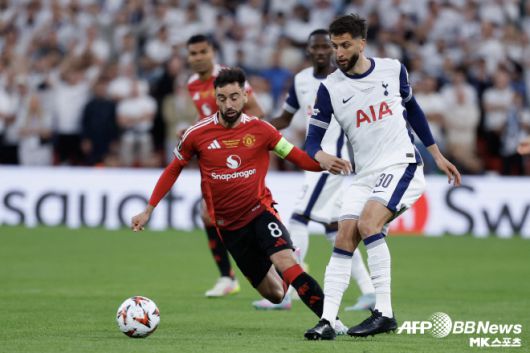 맨체스터 유나이티드 핵심 브루노 페르난데스(사진 왼쪽). 사진=AFPBBNews=News1