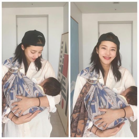 손담비가 ‘육퇴’(육아퇴근)없는 하루를 보내며 초보 엄마의 현실을 전했다.사진=손담비 SNS