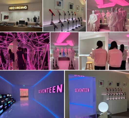 ‘세븐틴 에어비앤비 체험’ 행사장 / 사진=홍지연 여행+ 기자