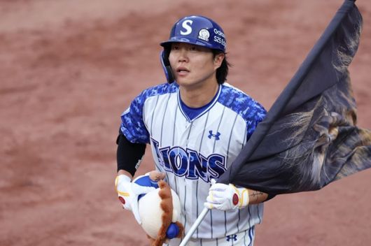 7일 대구 NC전에서 시즌 마수걸이 홈런을 신고한 류지혁. 사진=삼성 제공