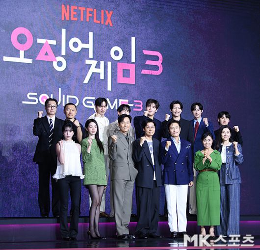 9일 오전 넷플릭스(Netflix) 시리즈 ‘오징어 게임’ 시즌3의 제작발표회가 열렸다.  사진=천정환 기자