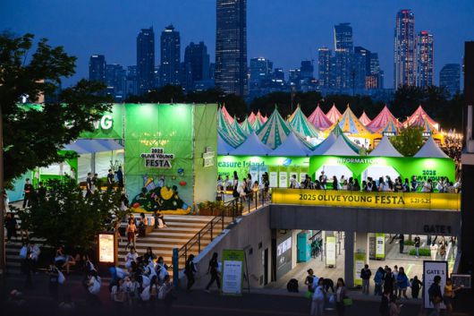 ‘2025 올리브영 페스타’는 지난 5월 21~25일 서울 용산구 노들섬에서 종일 관람 형태로 진행됐다.