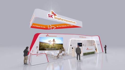 SK바이오팜 2025 바이오USA 전시 부스. [SK바이오팜]