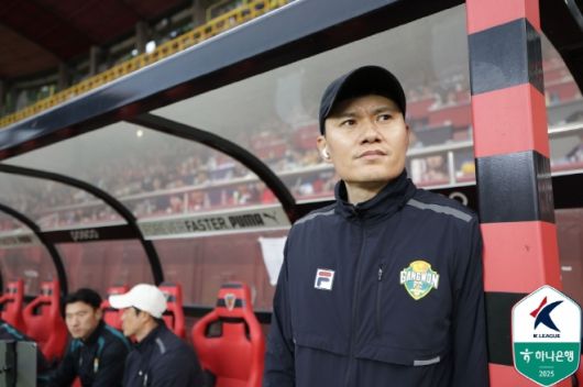 강원 FC 정경호 감독. 사진=한국프로축구연맹