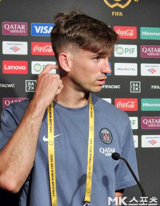 파비안 루이즈가 인터뷰를 갖고 있다. 사진(美 패서디나)= 김재호 특파원