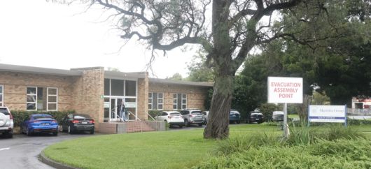 마닐드라그룹 제분공장 옆에 있는 본사 사무실 모습.