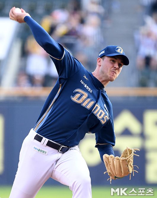 NC 라일리는 17일 잠실 LG전에서 역투했다. 사진(잠실 서울)=천정환 기자