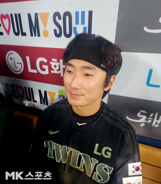 18일 잠실 NC전이 끝나고 만난 신민재. 사진(잠실 서울)=천정환 기자