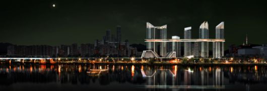 HDC현대산업개발이 서울 용산구 용산 정비창 전면 1구역 재개발 구역에 제시한 조감도. HDC현대산업개발