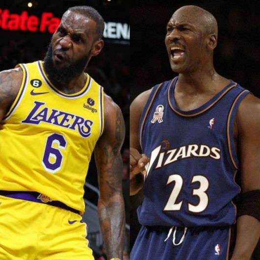 브랜던 헤이우드는 “사실 제임스에게 직접 말한 적도 있다. ‘널 사랑하지만 난 조던을 선택할게’라고 말이다. 6번의 우승, 6번의 MVP, 2번의 스리 피트, 그리고 파이널에선 단 한 번도 7차전에 간 적이 없는 선수가 조던이다. 심지어 MVP이면서도 수비왕이기도 했다. 제임스는 점점 대단한 선수가 됐으나 조던은 처음부터 이미 대단한 선수였다”고 말했다. 사진=X