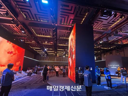 스마일게이트 ‘로스크아크 모바일’ 비전 프리뷰 행사장 [사진 = 안선제 기자]