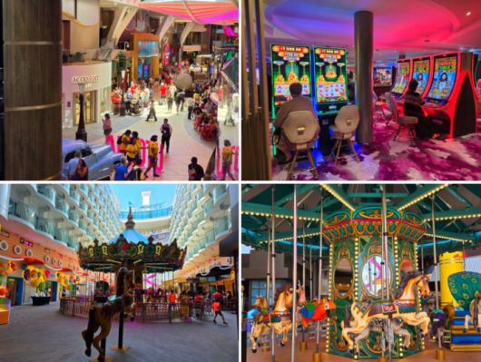 유토피아 오브 더 씨즈 크루즈 내부에 회전목마가 있다 / 사진=김혜성 여행+ 기자