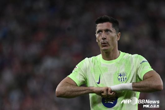 로베르토 레반도프스키. 레반도프스키는 “프로비에시 감독이 폴란드 대표팀을 이끄는 한 내가 폴란드 대표팀에서 뛰는 일은 없을 것”이라고 폭탄 발언했었다. 사진=AFPBBNews=News1