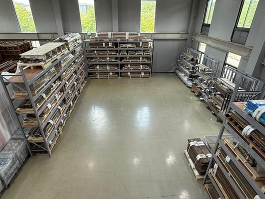 국내 보관중인 해체된 관월당 부재