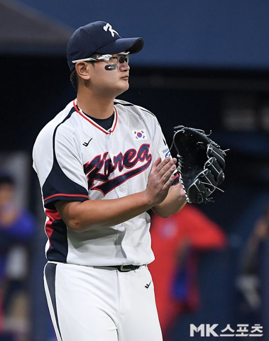 국가대표로 활약할 당시의 김서현. 사진=천정환 기자