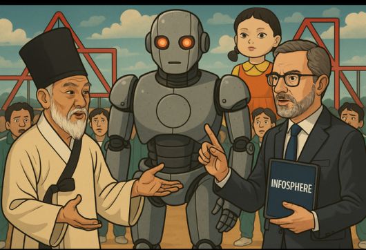 가상 오징어토론 _최한기와 플로리디가 인공지능에 관한 가상 오징어 베틀 토론 게임을 한다면? – chatGPT 4.o 로 구성 (손은정)