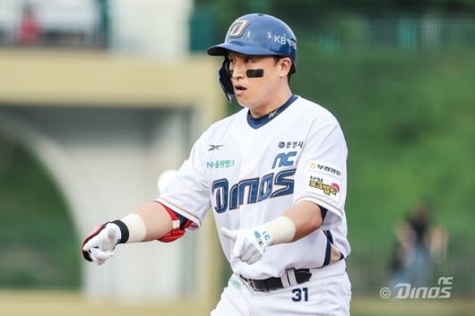 손아섭은 27일 창원 두산전에서 큰 존재감을 뽐냈다. 사진=NC 제공