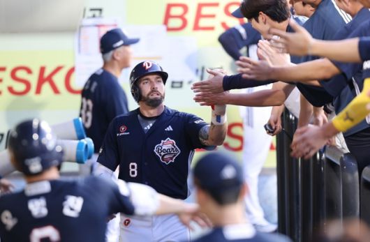 케이브는 27일 창원 NC전에서 홈런포를 가동했다. 사진=두산 제공