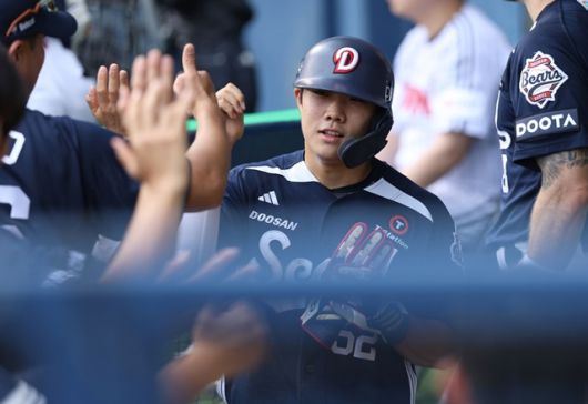 박준순은 27일 창원 NC전에서 홈런포를 가동했다. 사진=두산 제공