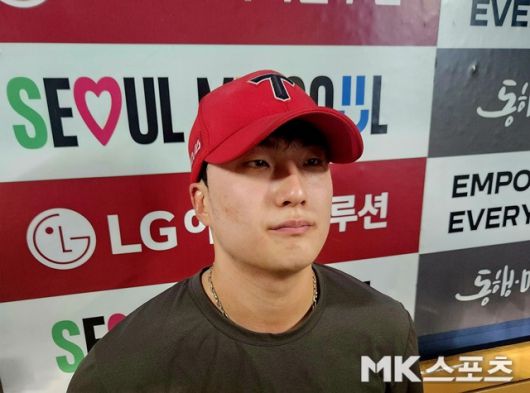 28일 잠실 LG전이 끝나고 만난 정해영. 사진(잠실 서울)=이한주 기자