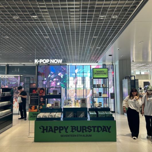 올리브영N 성수 내 조성된 K팝 특화전 ‘케이팝 나우’
