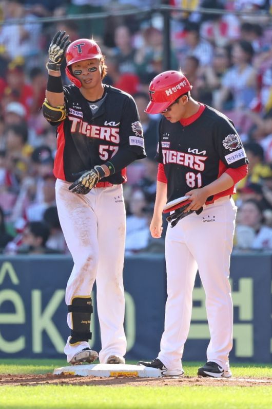 29일 잠실 LG전에서 큰 존재감을 뽐낸 고종욱. 사진=KIA 제공