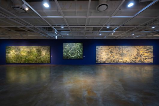 2024년 제2회 호반미술상 수상작가인 강요배 작가의 전시전경  <호반문화재단>