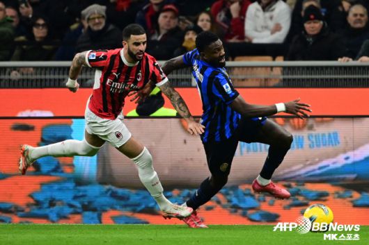 워커는 2024-25시즌 겨울 이적시장에서 이탈리아 세리에 A 명문 밀란으로 향했다. 6개월 임대였다. 사진=AFPBBNews=News1