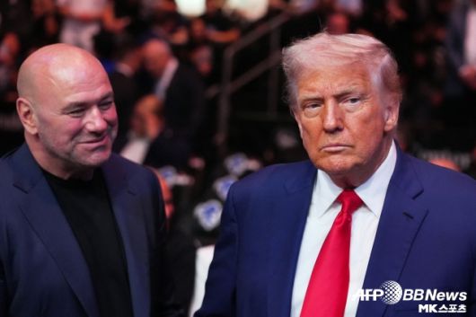 트럼프 대통령은 최근 2026년, 미국 독립 250주년을 기념한 백악관 UFC 대회를 제안했다. 그리고 UFC와 데이나 화이트 대표 역시 이 부분에 대해 긍정적인 반응을 보였다. 만약 대회가 열린다면 최대 2만 5000명 규모의 대형 이벤트가 될 예정이다. 사진=AFPBBNews=News1