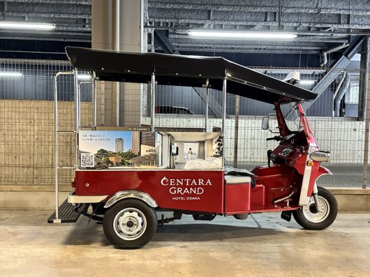 무료로 운영하는 태국의 삼륜차 툭툭 / 사진=권효정 여행+ 기자