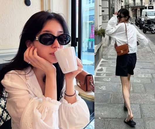배우 수지가 파리의 거리에서 또 한 번 ‘인간 셀린느’의 위엄을 증명했다.사진=수지 SNS