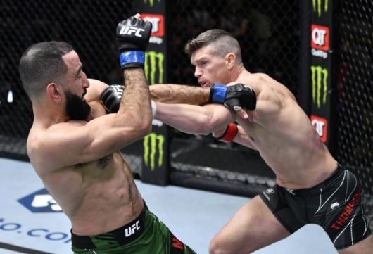 코메인 이벤트에선 웰터급 랭킹 12위 스티븐 톰슨과 가브리엘 봉핌이 맞붙는다. 사진=UFC 제공