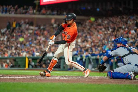 이정후는 이날 타석에서 3안타 기록했다. 사진= Neville E. Guard-Imagn Images= 연합뉴스 제공