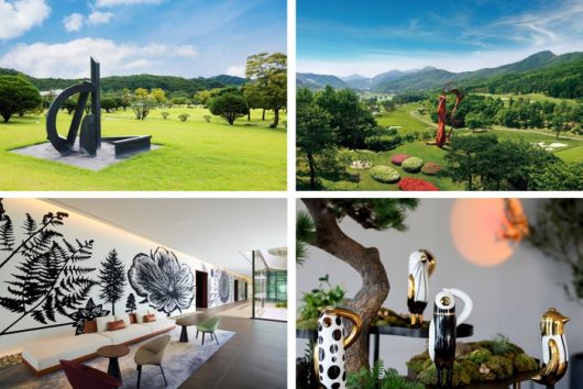 아트캉스 명소 오크밸리 리조트 주요 작품들 / 사진=오크밸리리조트