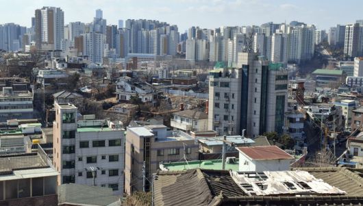 지난달 실시한 사전 분양 신청에서 조합원의 약 10%가 ‘1+1 분양’을 희망한 것으로 나타난 북아현3구역 전경. 매경DB