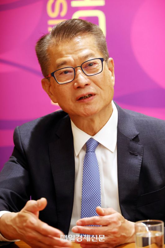 폴 찬 홍콩 재무장관. <사진=이충우 기자>